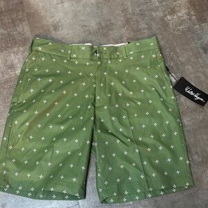 Walter Hagen Olive Green Golf shorts